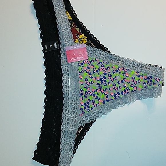 NWT☆Bundle☆Lot Plus Size Torrid & Xhilaration Lace Thong Panties Set☆ - Picture 9 of 10
